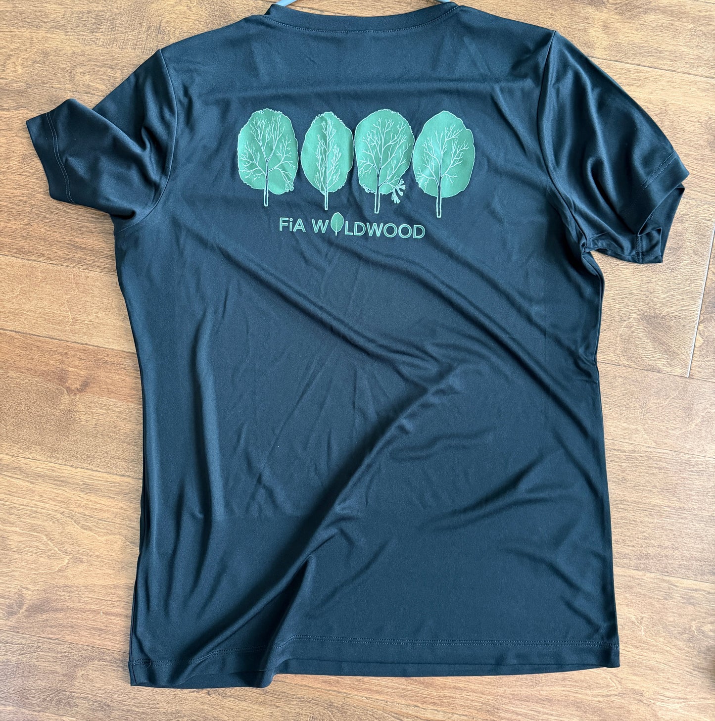 FINAL SALE - Sport-Tek V-Neck Tee - Wildwood Black LARGE