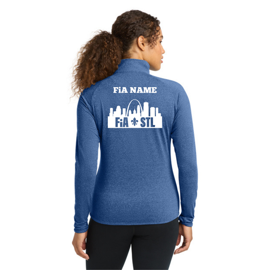 St. Louis, MO - PERSONALIZED Sport Tek Sport-Wick Stretch 1/4-Zip Pullover