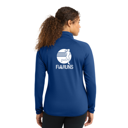 FiA Runs - Sport Tek Sport-Wick Stretch 1/4-Zip Pullover