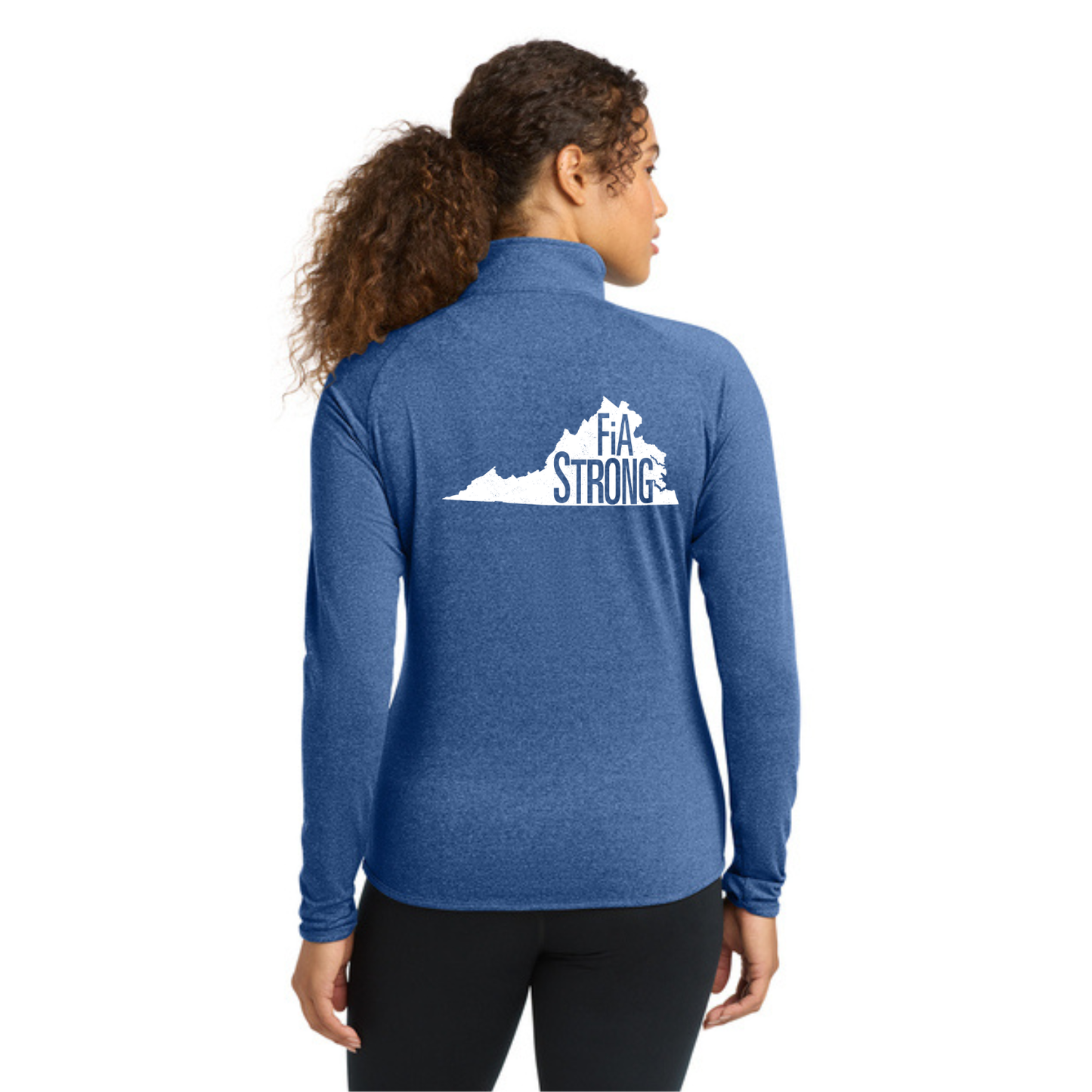 Virginia Strong - Sport Tek Sport-Wick Stretch 1/4-Zip Pullover