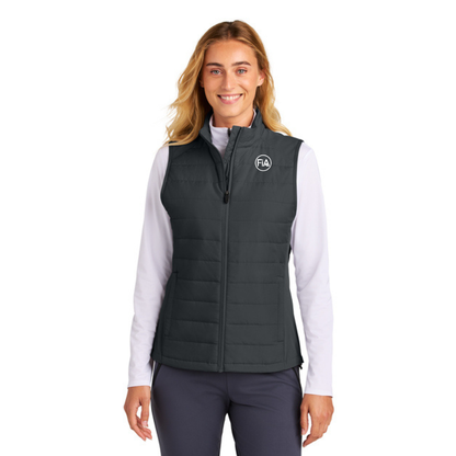 FiA - Embroidered SportTek Women’s Teknical Hybrid Vest