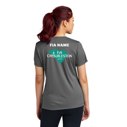Charleston, SC - PERSONALIZED Sport Tek Crew Neck Short Sleeve Performance Tee