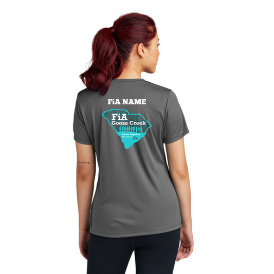 Goose Creek, SC - PERSONALIZED Sport Tek Crew Neck Short Sleeve Performance Tee