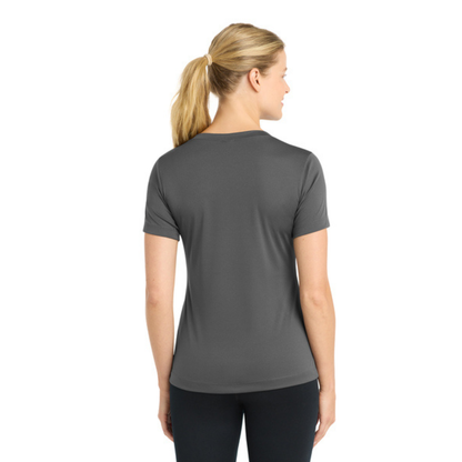 Sport Tek V-Neck Short Sleeve Performance Tee.EAST