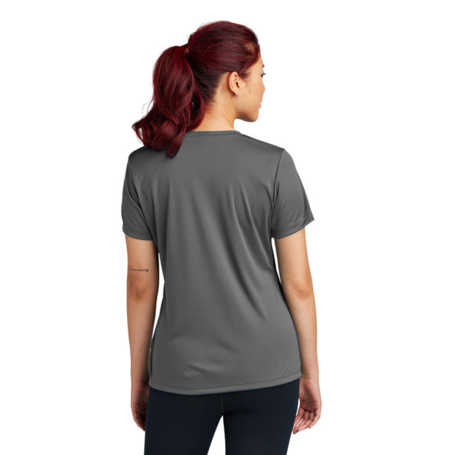 Sport Tek Crew Neck Short Sleeve Performance Tee.WEST