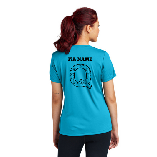 Q Shirt NEON - PERSONALIZED Sport Tek Short Sleeve Performance Tee