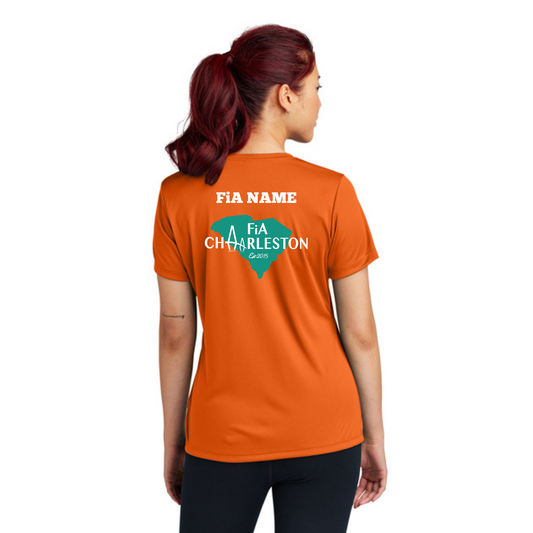 Charleston, SC - PERSONALIZED Sport Tek Crew Neck Short Sleeve Performance Tee