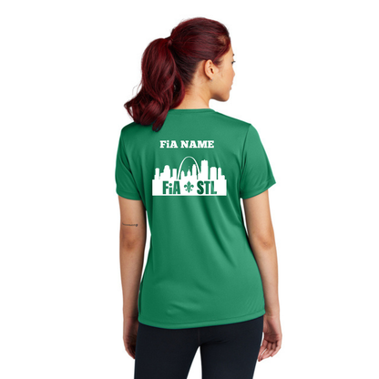 St. Louis, MO - PERSONALIZED Sport Tek Crew Neck Short Sleeve Performance Tee
