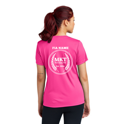 MKT, TX - NEON PERSONALIZED Sport Tek Crew Neck Short Sleeve Performance Tee