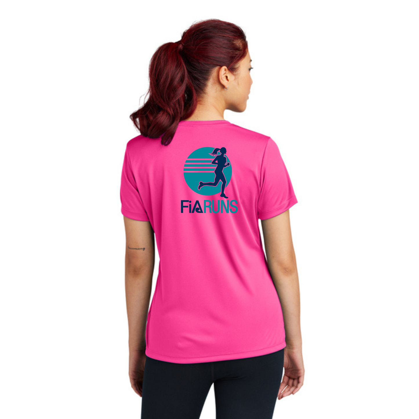 FiA Runs - Sport Tek Crew Neck Short Sleeve Performance Tee