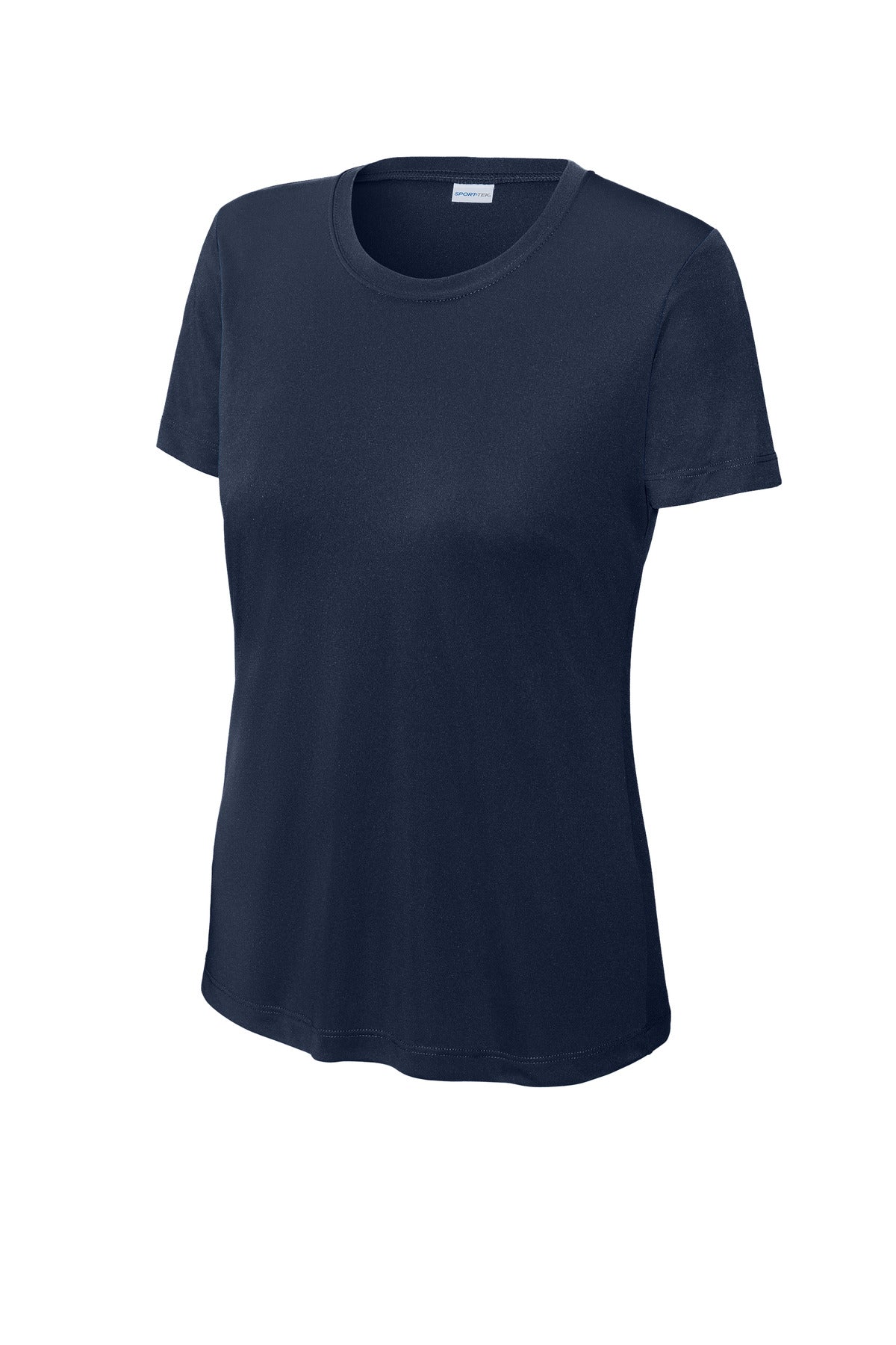 Sport-Tek Crew Neck Short Sleeve Performance Tee — True Navy blank garment color reference; includes FiA Always front design