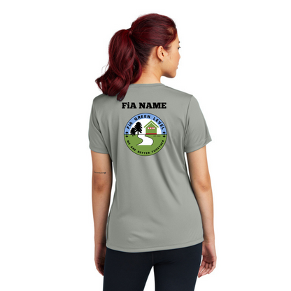 Green Level, NC - PERSONALIZED Sport Tek Crew Neck Short Sleeve Performance Tee