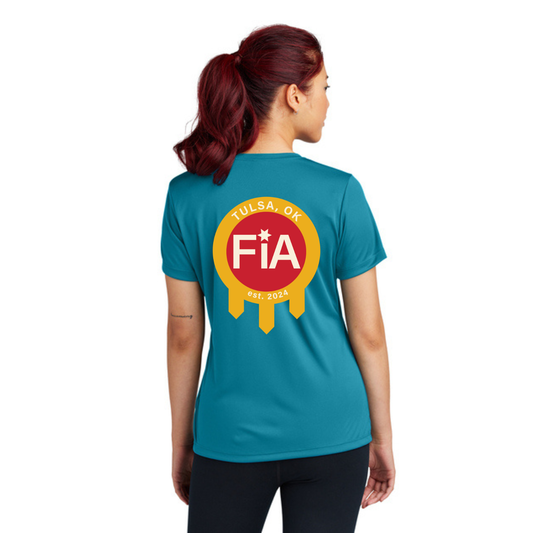 Tulsa, OK - Sport Tek V-Neck Short Sleeve Performance Tee