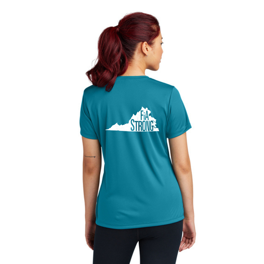 Virginia Strong - Sport Tek V-Neck Short Sleeve Performance Tee