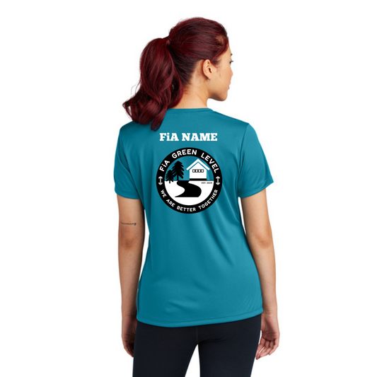 Green Level, NC - PERSONALIZED Sport Tek V-Neck Short Sleeve Performance Tee