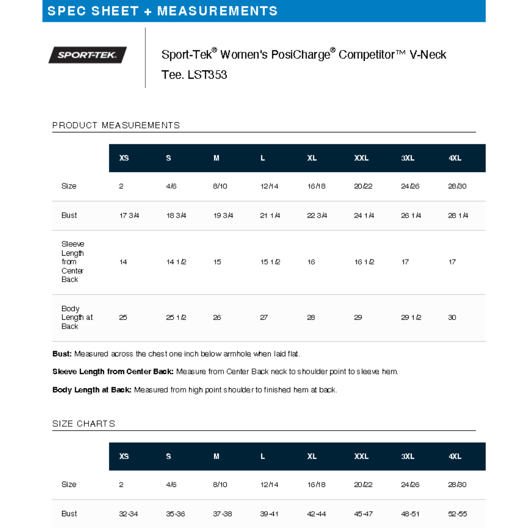PERSONALIZED Sport Tek V-Neck Short Sleeve Performance Tee.EAST