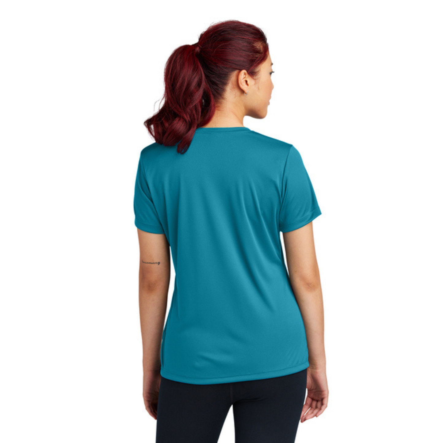Sport Tek V-Neck Short Sleeve Performance Tee.EAST