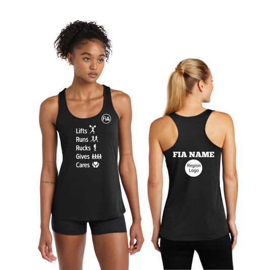 FiA Gives - PERSONALIZATION and REGION Sport Tek Racerback Tank