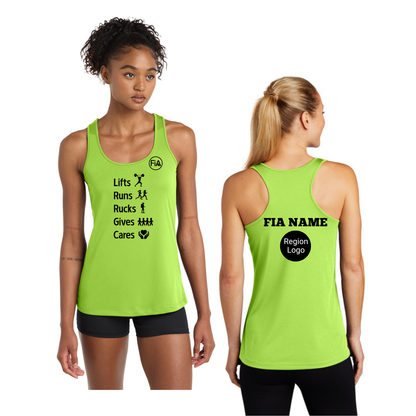 FiA Gives - PERSONALIZATION and REGION Sport Tek Racerback Tank