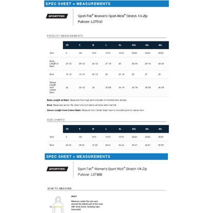 Sport Tek Sport-Wick Stretch 1/4-Zip Pullover.EAST