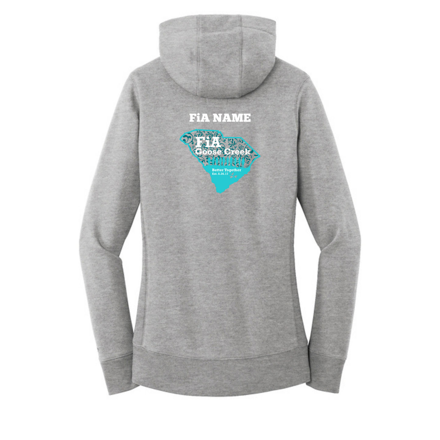 Goose Creek, SC - PERSONALIZED New Era Women's French Terry Pullover Hoodie