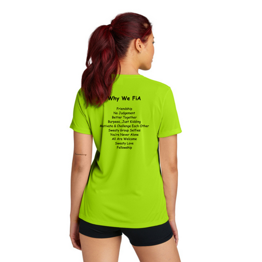Why we FiA Goose Creek, SC - NEON Sport Tek Crew Neck Short Sleeve Performance Tee