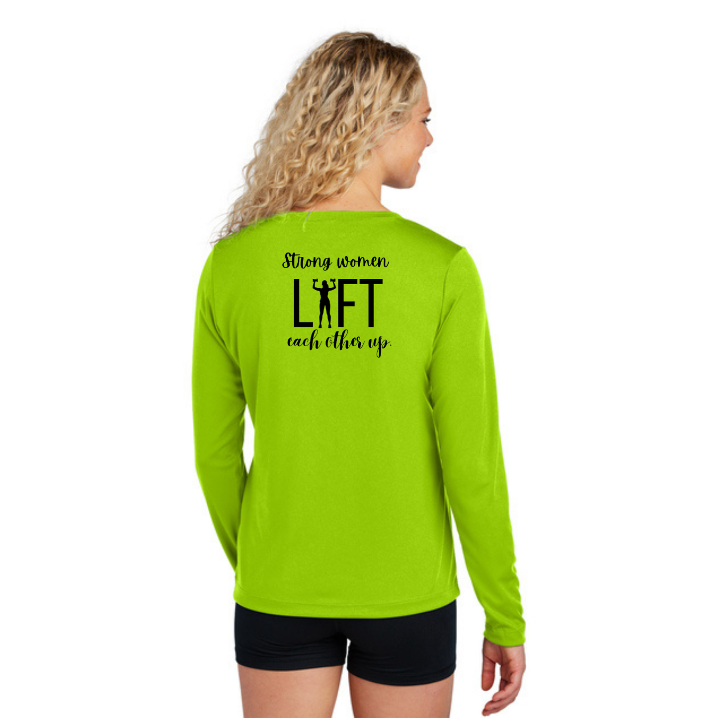Strong Women - Sport Tek Long Sleeve Competitor V-Neck Tee