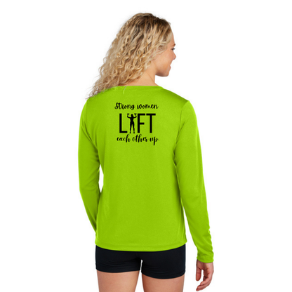 Strong Women - Sport Tek Long Sleeve Competitor V-Neck Tee