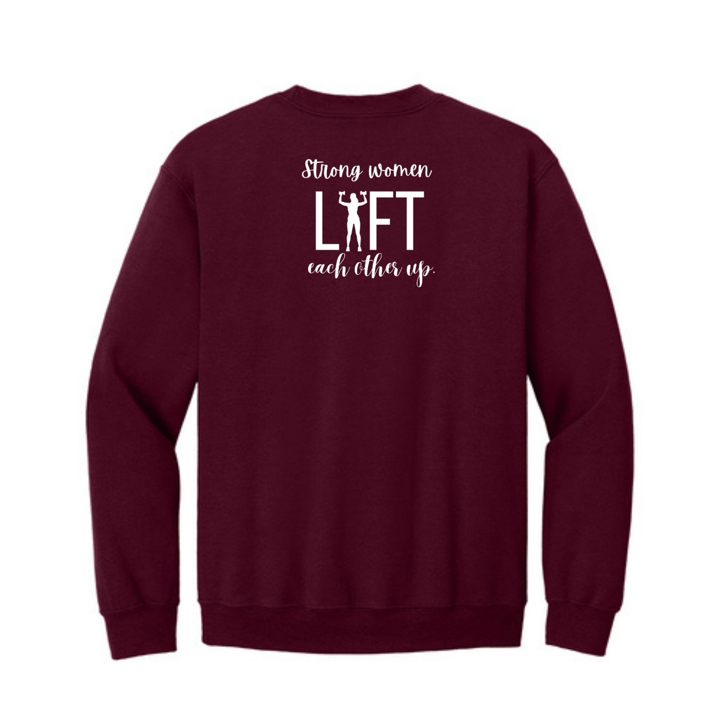 Strong Women - Gildan Heavy Blend Crewneck Sweatshirt