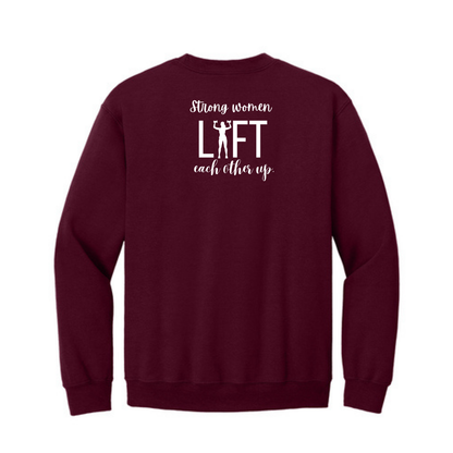 Strong Women - Gildan Heavy Blend Crewneck Sweatshirt