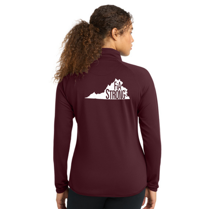 Virginia Strong - Sport Tek Sport-Wick Stretch 1/4-Zip Pullover