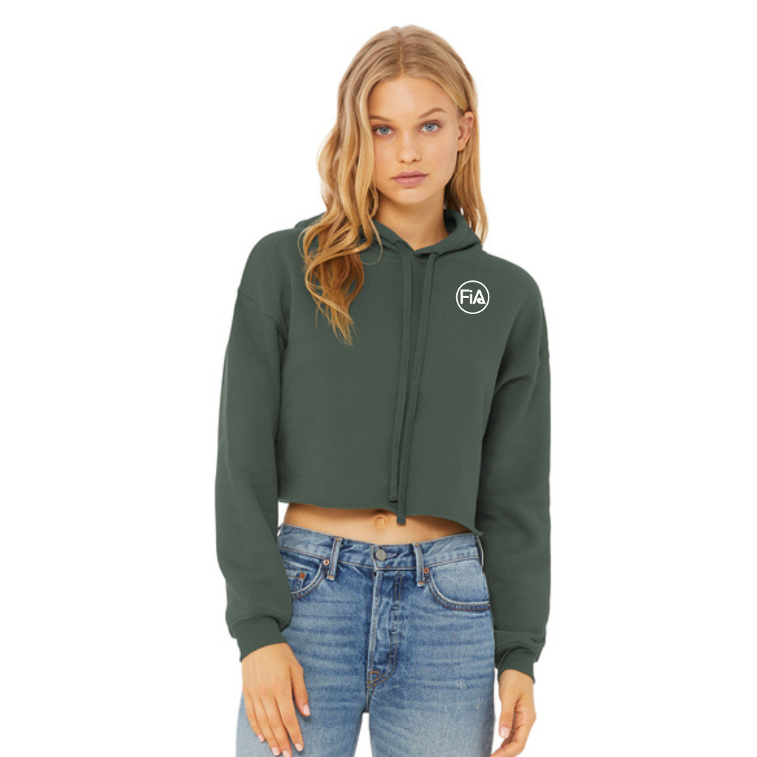 FiA Gear - BELLA+CANVAS Women’s Sponge Fleece Cropped Fleece Hoodie