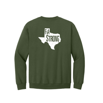 Texas Strong - Gildan Heavy Blend Crewneck Sweatshirt
