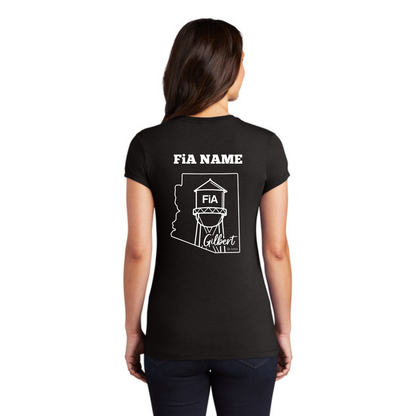 Gilbert AZ - PERSONALIZED District Women’s Fitted Perfect Tri Tee