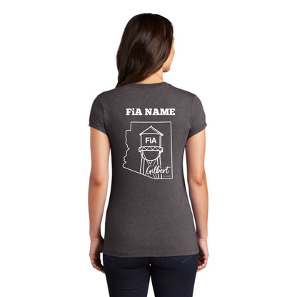 Gilbert AZ - PERSONALIZED District Women’s Fitted Perfect Tri Tee