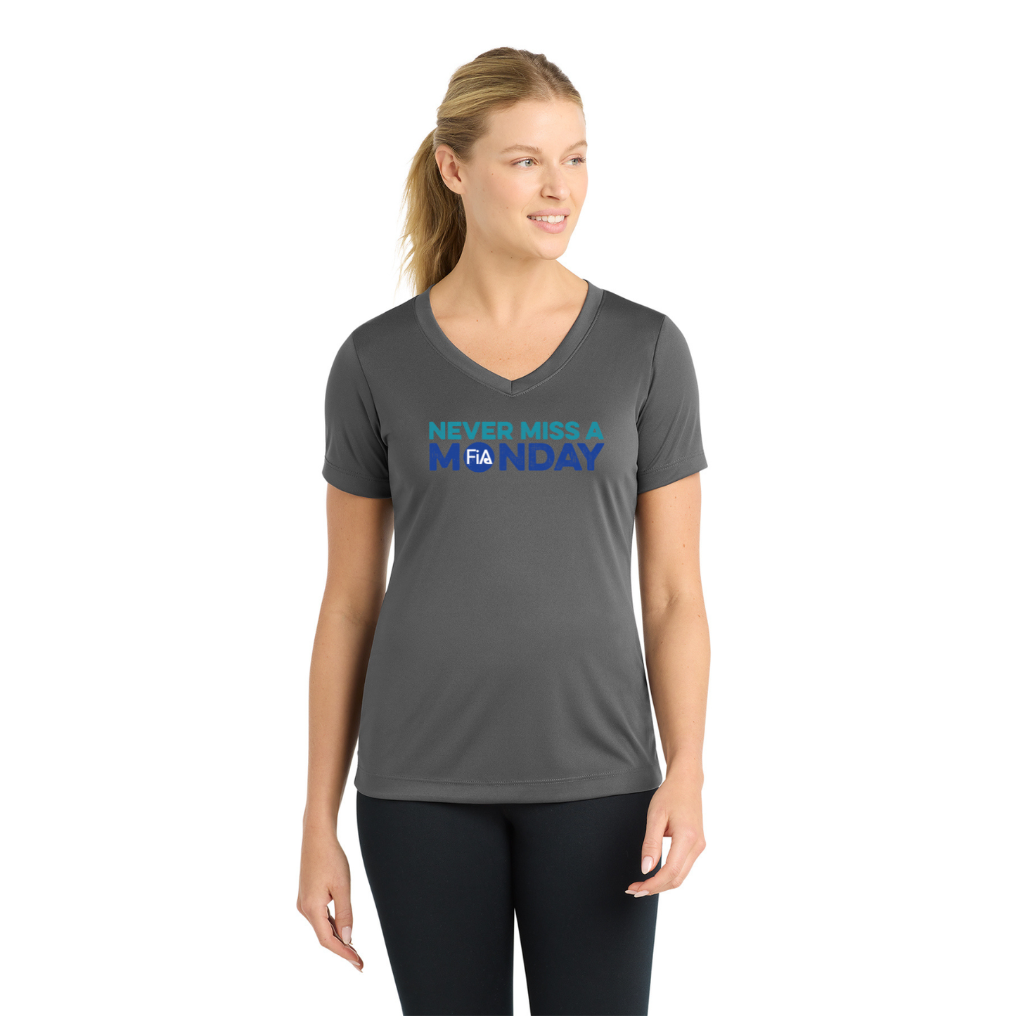 NMAM - Sport-Tek Short Sleeve V-Neck Performance Tee