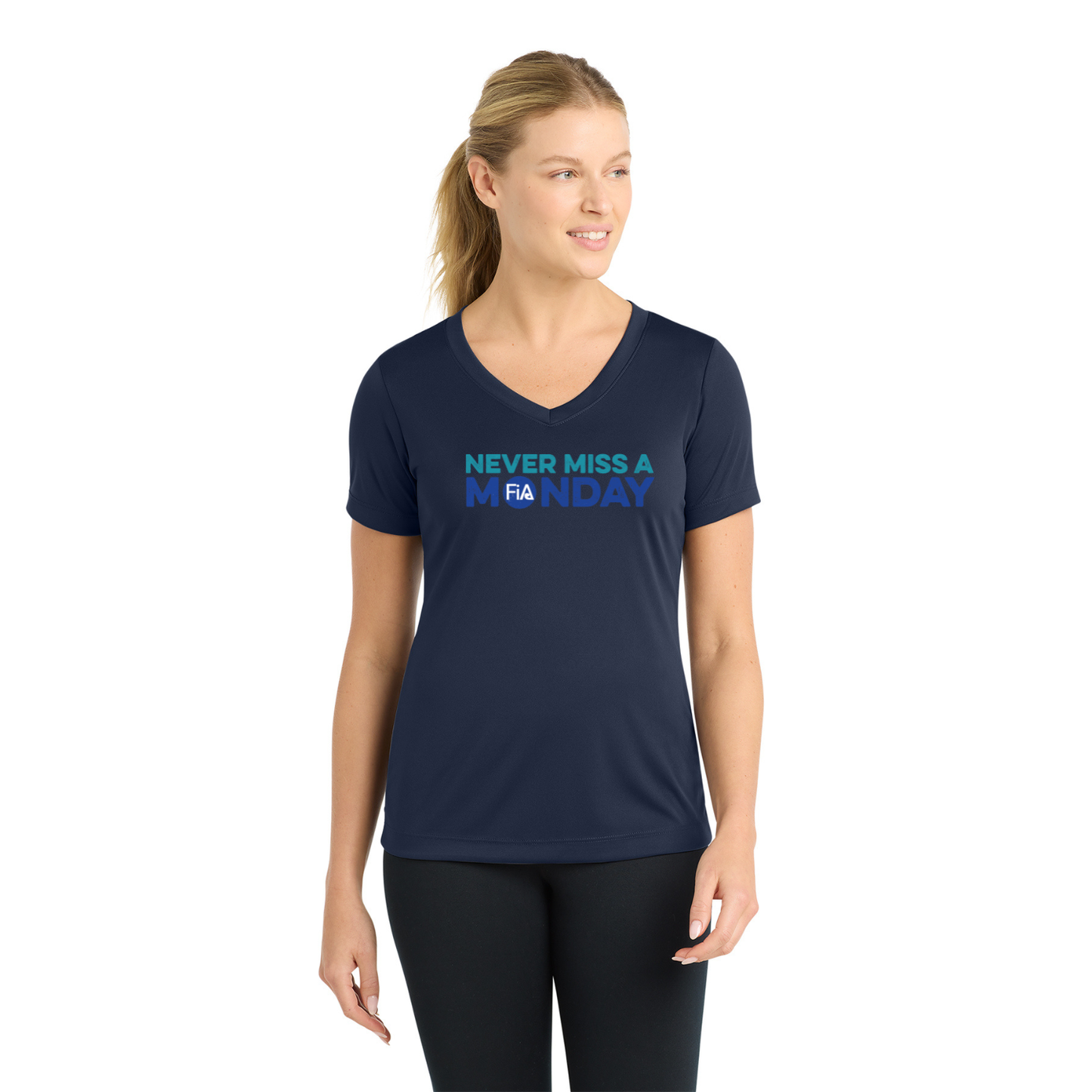 NMAM - Sport-Tek Short Sleeve V-Neck Performance Tee