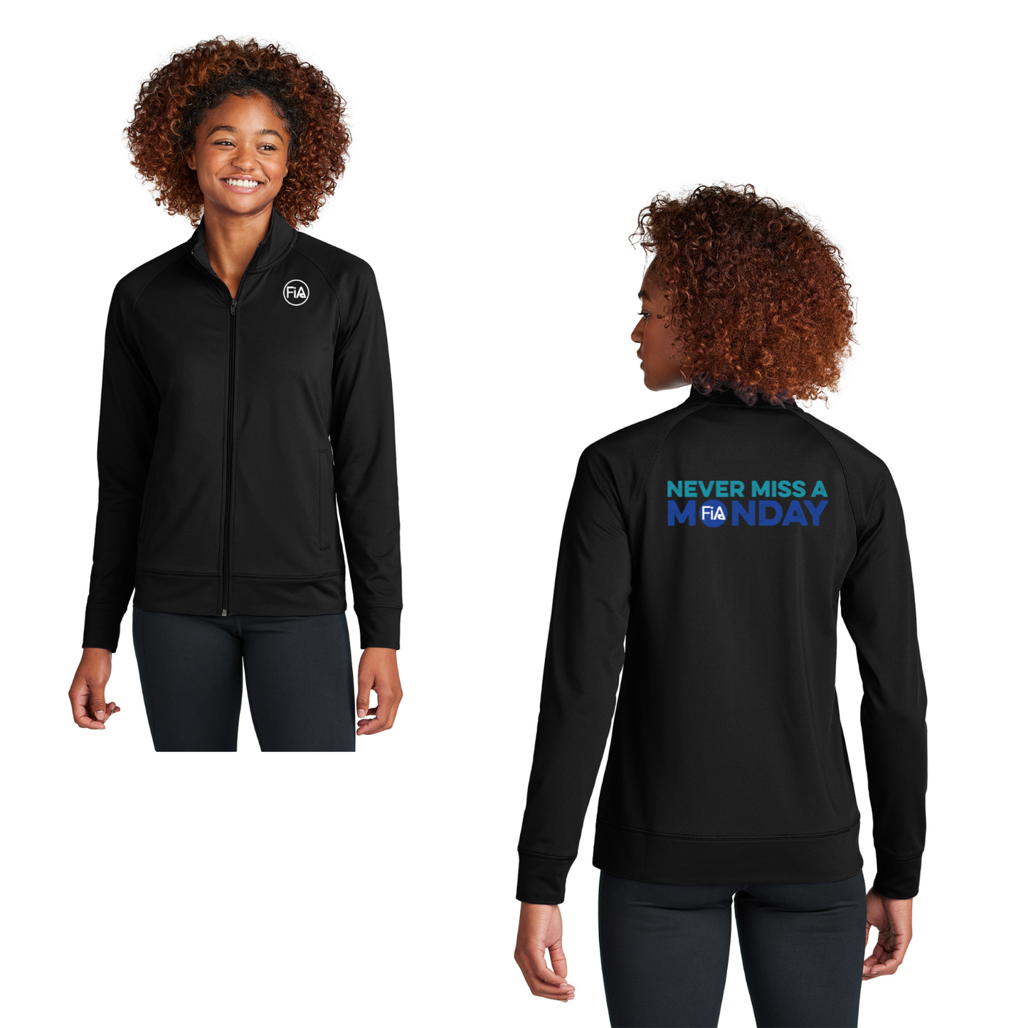 NMAM - Sport-Tek Sport-Wick Stretch Full-Zip Cadet Jacket