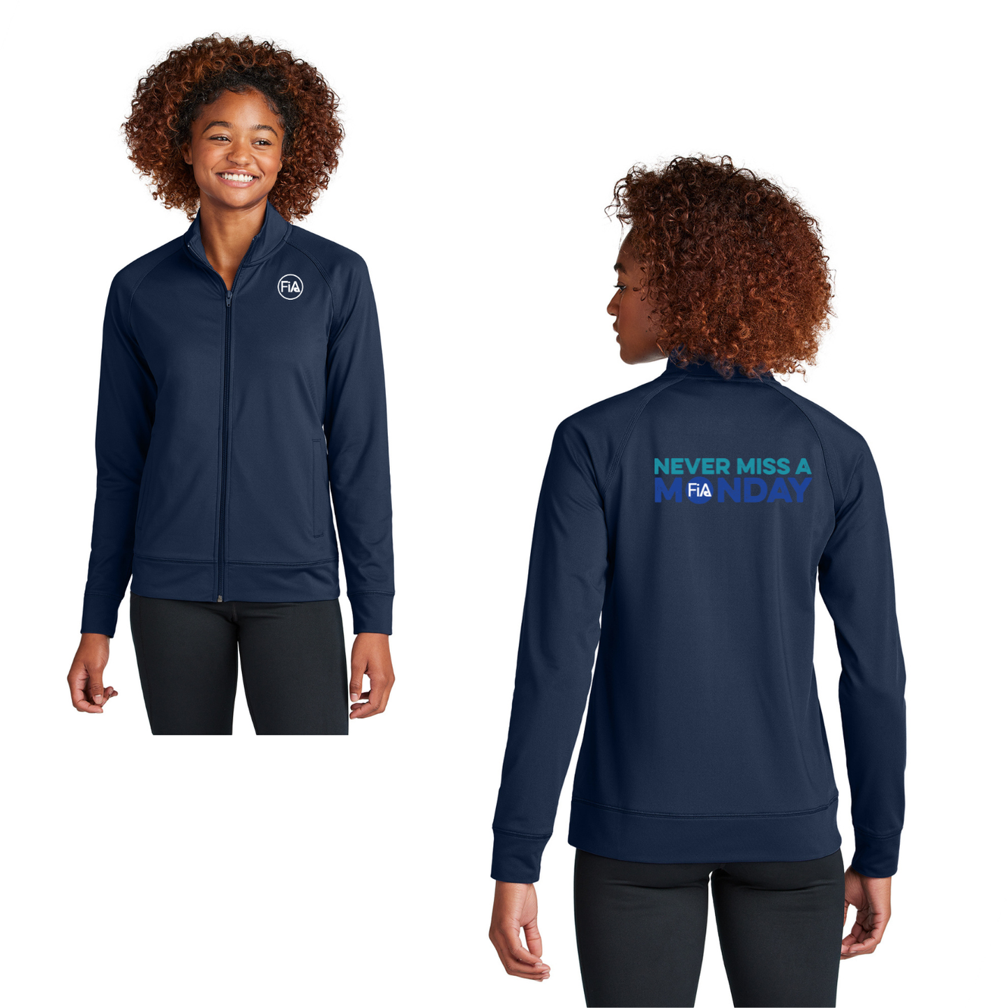 NMAM - Sport-Tek Sport-Wick Stretch Full-Zip Cadet Jacket
