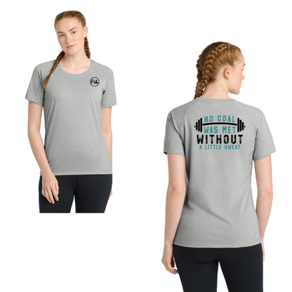 No Goal Was Met - Sport-Tek Tri-Blend Wicking Scoop Neck Raglan