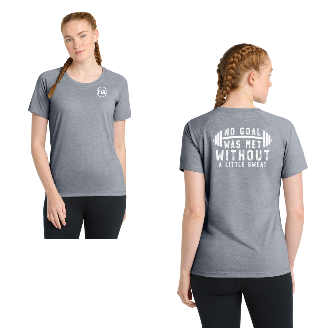 No Goal Was Met - Sport-Tek Tri-Blend Wicking Scoop Neck Raglan