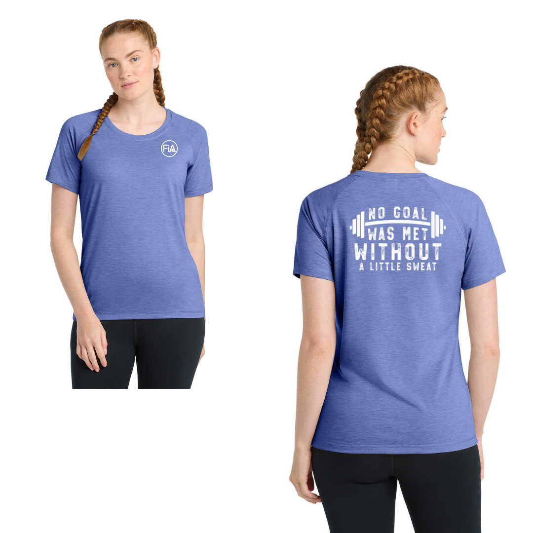 No Goal Was Met - Sport-Tek Tri-Blend Wicking Scoop Neck Raglan