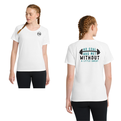 No Goal Was Met - Sport-Tek Tri-Blend Wicking Scoop Neck Raglan