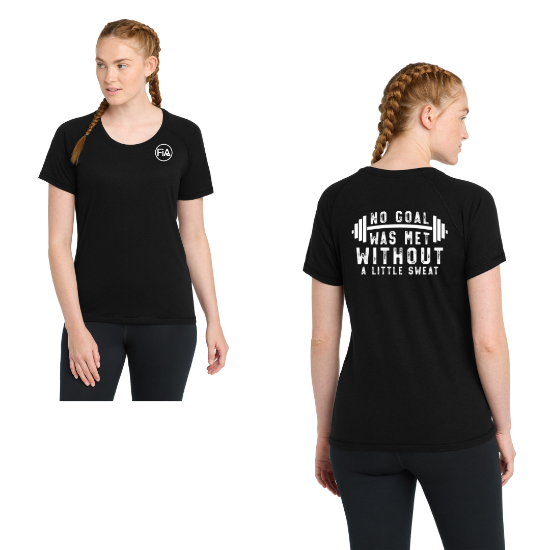 No Goal Was Met - Sport-Tek Tri-Blend Wicking Scoop Neck Raglan