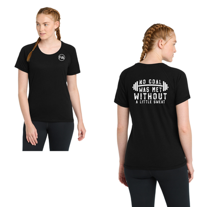 No Goal Was Met - Sport-Tek Tri-Blend Wicking Scoop Neck Raglan