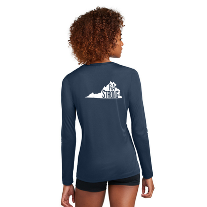 Virginia Strong - Sport Tek Women's Posi-UV Pro Long Sleeve