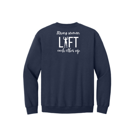 Strong Women - Gildan Heavy Blend Crewneck Sweatshirt