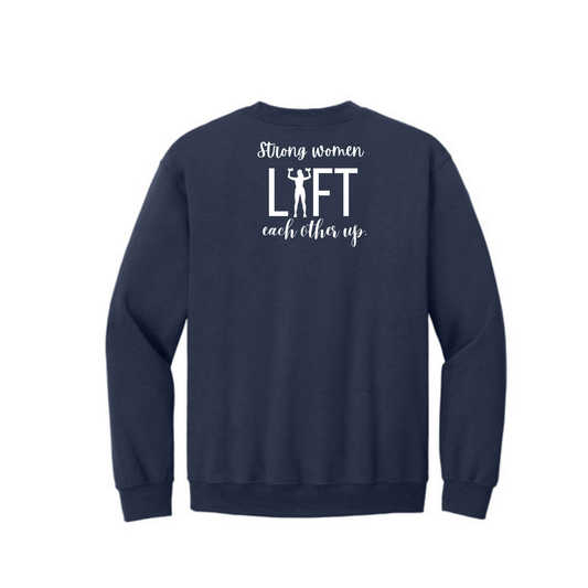 Strong Women - Gildan Heavy Blend Crewneck Sweatshirt