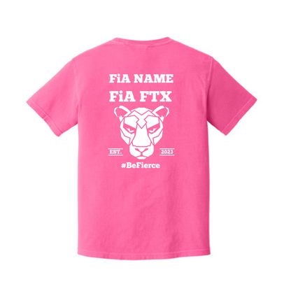 FTX, TX - PERSONALIZED Comfort Colors Heavyweight Ring Spun Tee