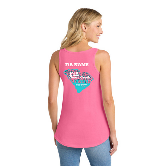 Goose Creek, SC - PERSONALIZED Port & Co Women's Core Cotton Tank Top